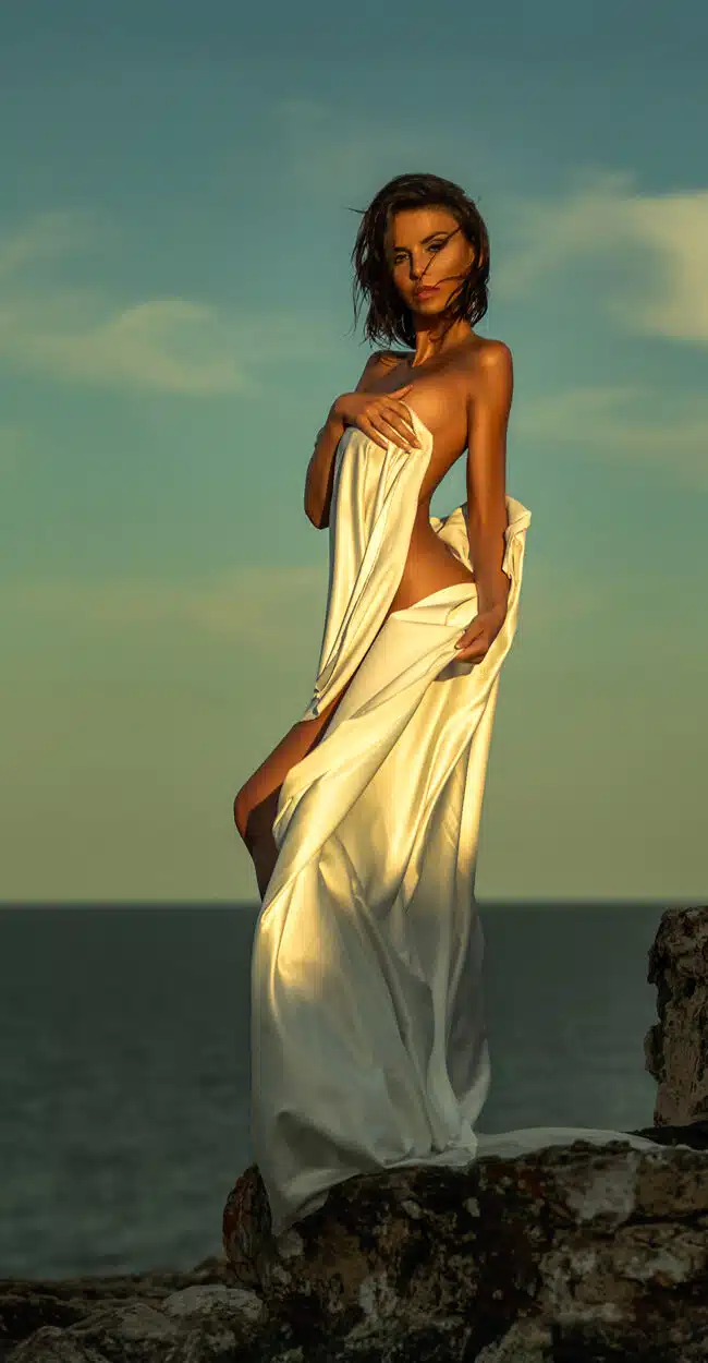 Laura Giraudi by Marcus Boéll Mallorca Shooting DAYS Workshop for Photographers and Videographers sunset